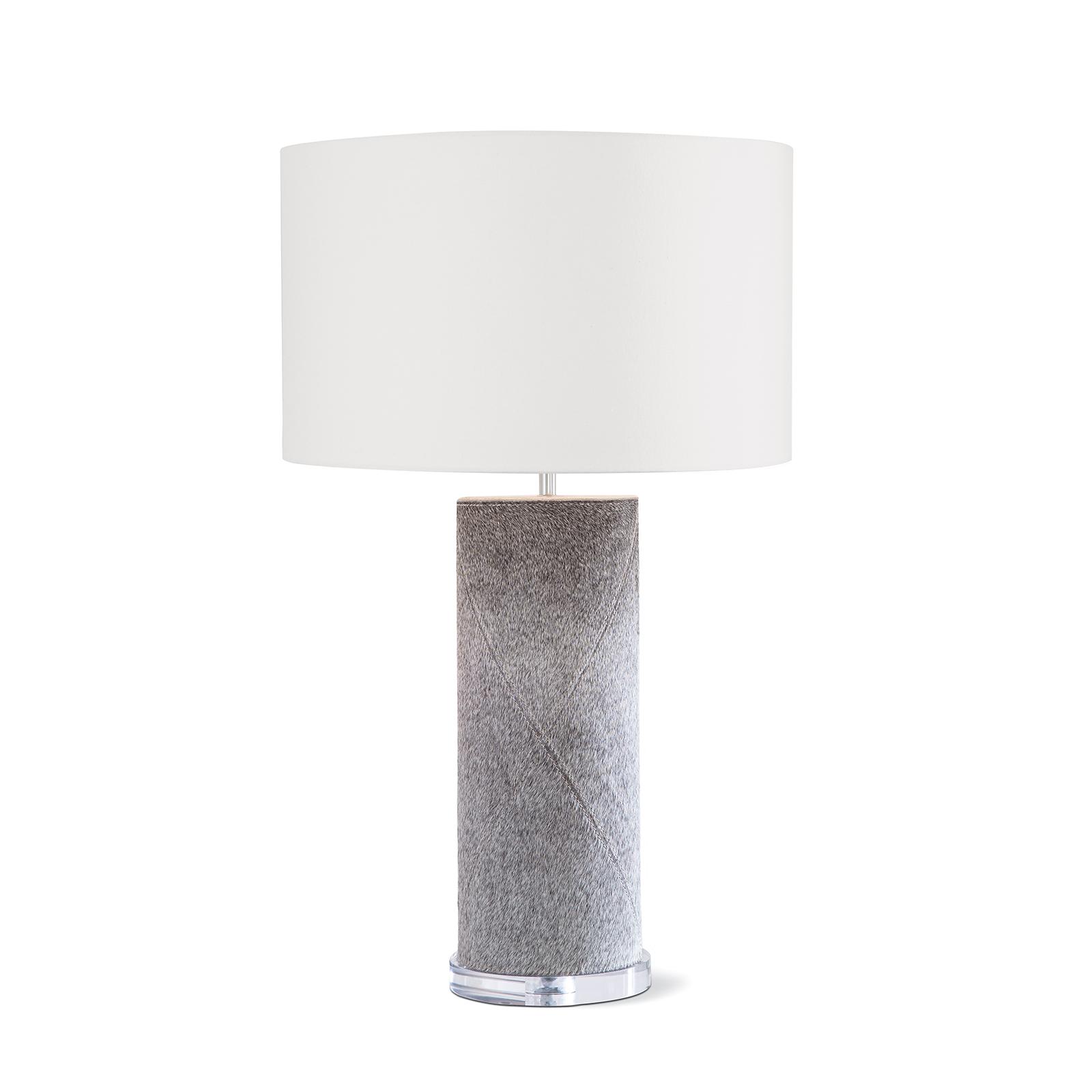 Andres Column Table Lamp (Grey) | Regina Andrew Detroit